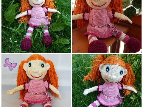Häkelanleitung Puppe Klementine
