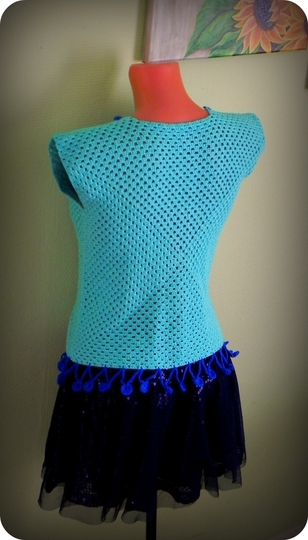 E-Book / PDF Häkelanleitung Sommertop Türkis