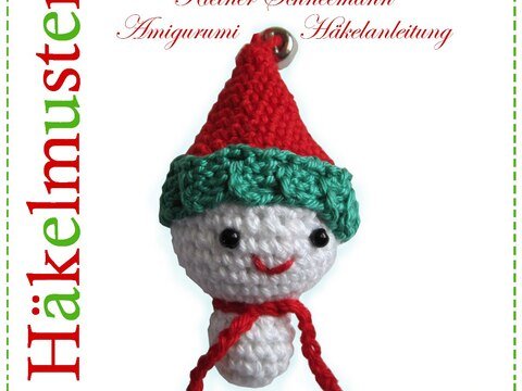 Tiny Snowman Amigurumi crochet pattern