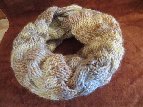 Loop-Schal "Frech Verzopft"