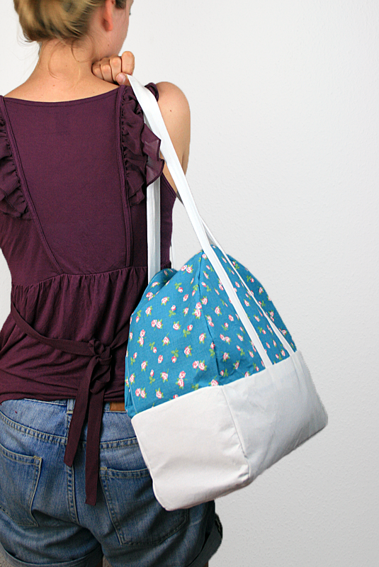 Nähanleitung Weekender / Reisetasche / Schultertasche