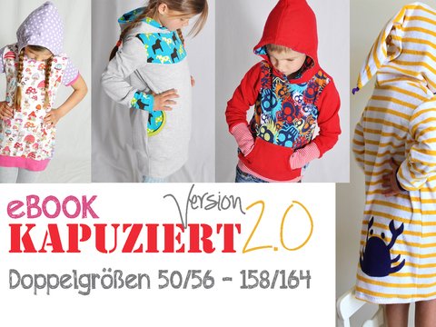 E-Book #64 - Hoodie "KAPUZIERT 2.0" 50-164