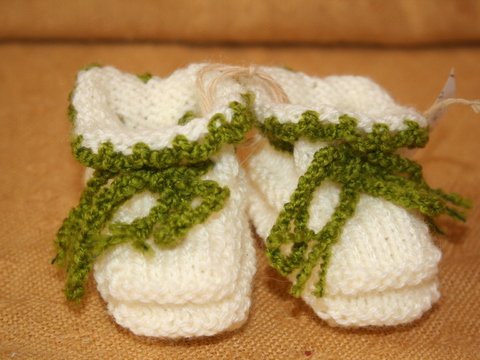 Strickanleitung Babyschühchen, Babyschuhe, Baby