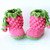 warm baby boots "Raspberry", en/de (size 0- 12 m.)