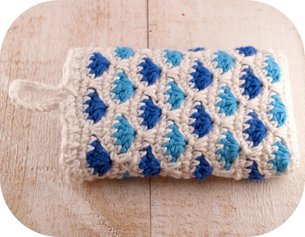 e-book Smartphonetasche Muschelmuster gehäkelt, Handy, Anleitung - Bild 2