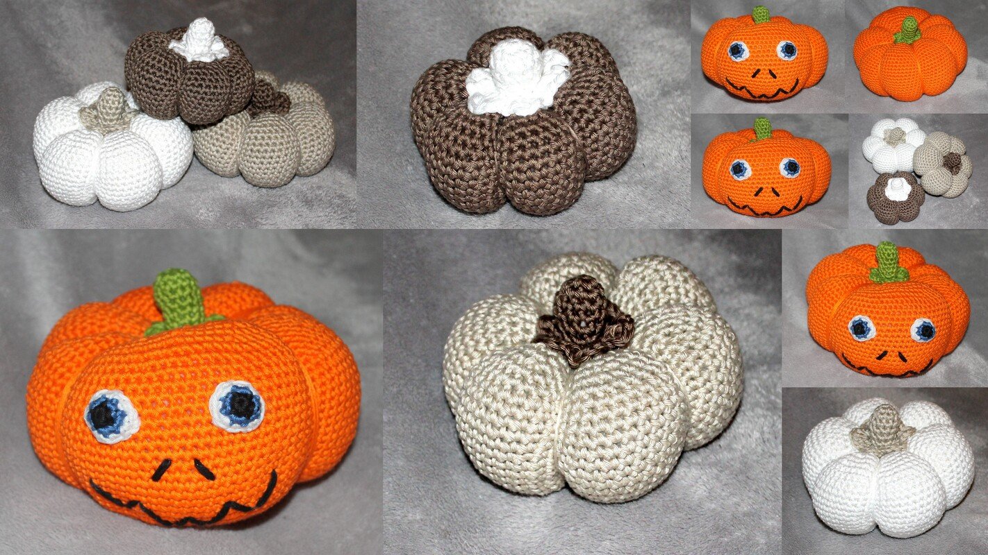 E-Book Kürbisse in vier verschiedenen Größen