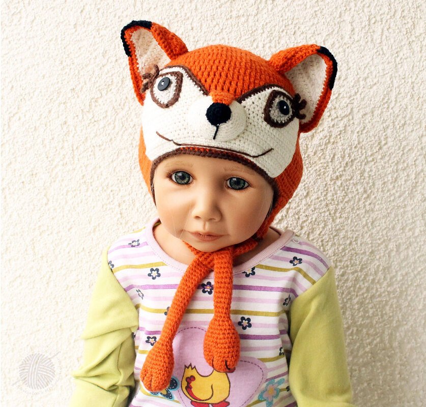 Faschingmütze "Fuchs", 2 Varianten, KU 40-56 cm - Bild 3