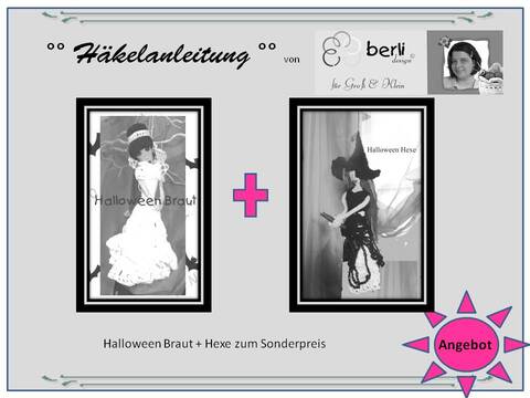 Angebot ° Halloween ° Hexe und tote Braut zum Vorzugspreis