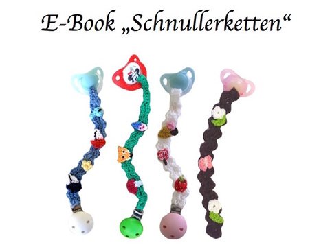 E-Book Schnullerketten, 4 Variationen