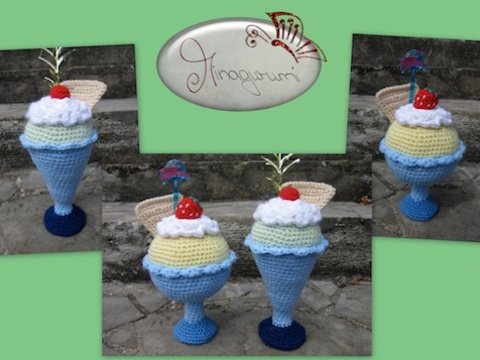 Häkelanleitung - Eisbecher