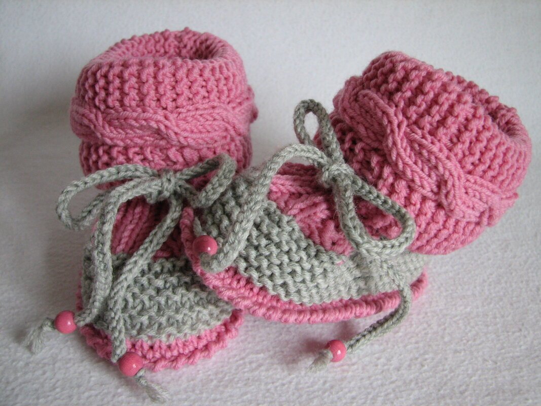 Strickanleitung Babystiefelchen "Rondo", 2 Größen - Bild 8