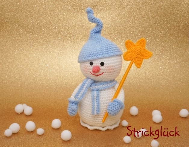 Häkelanleitung Schneeman Weihnachten Stern 21 Seiten - Bild 2