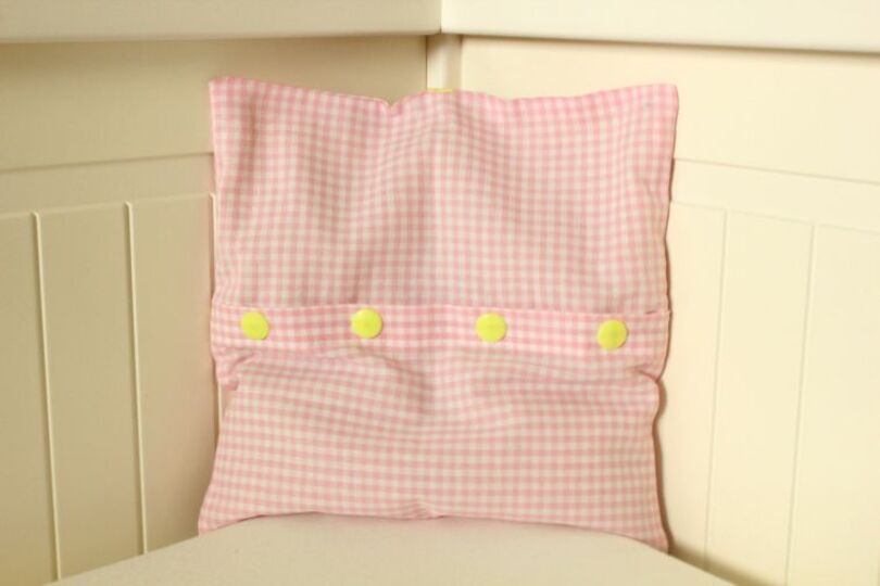 Kostenlose Nähanleitung: Kirschkernkissen mit Applikation