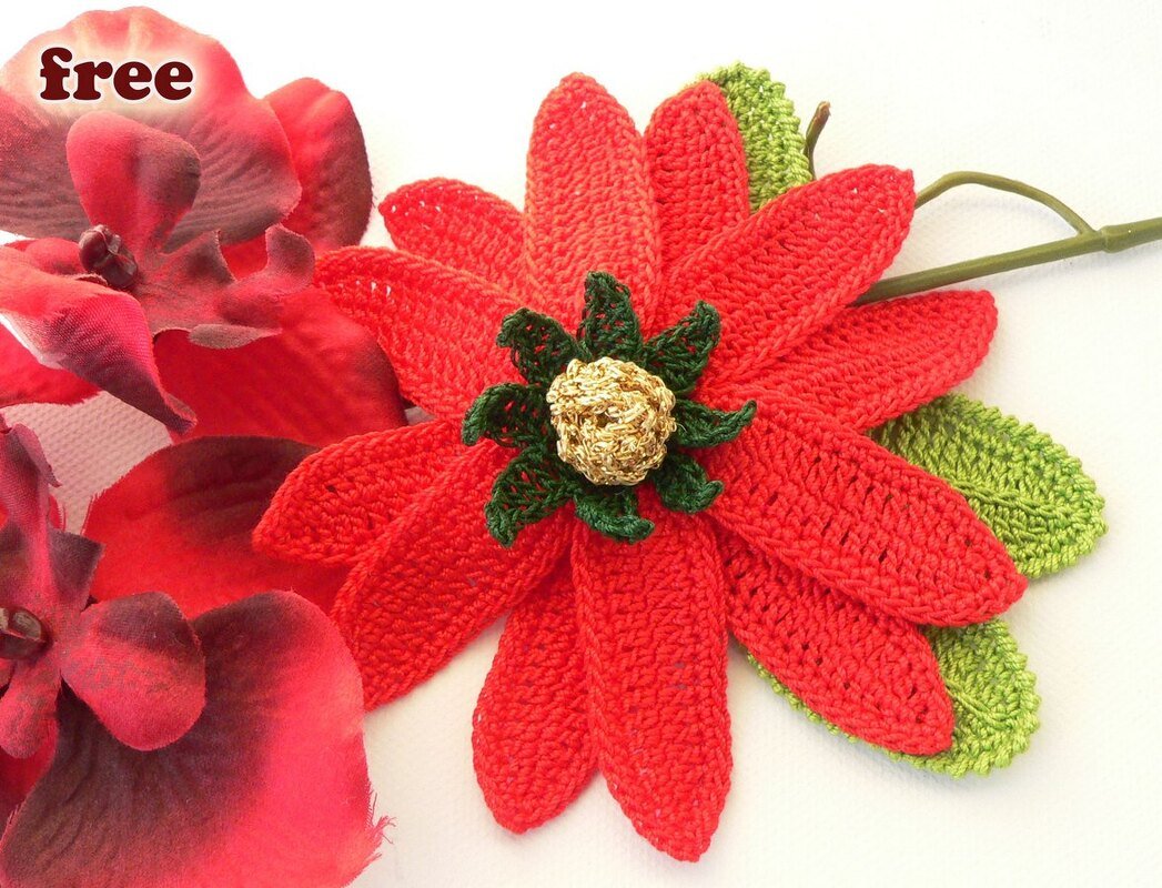 Häkelanleitung "Weihnachtsstern"