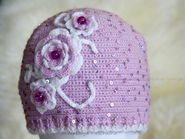 Winter Mütze für Damen oder Mädchen - Häkelanleitung 