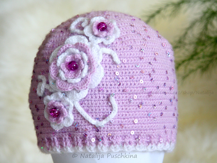 Winter Mütze für Damen oder Mädchen - Häkelanleitung 