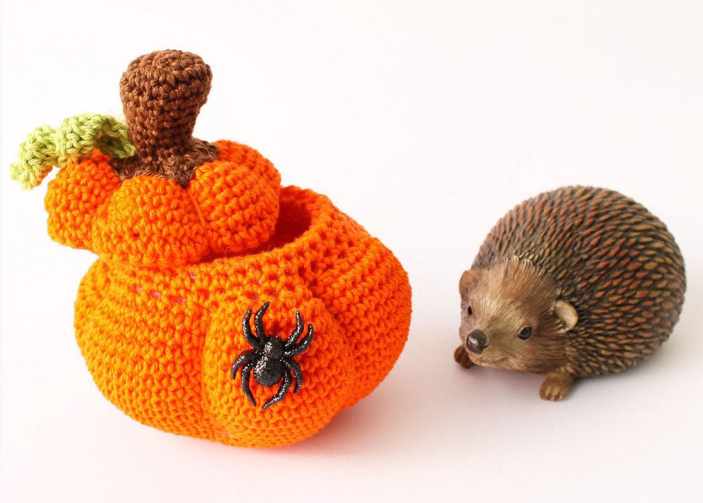 Körbchen "Kleiner Kürbis", Gr. ca. 9 cm - Bild 3