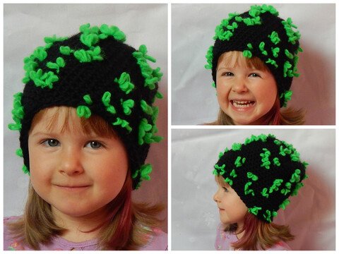 Kindermütze mit lustigen Effekten