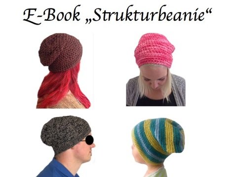 E- Book "Strukturbeanie" 2 Varianten KU 44-59