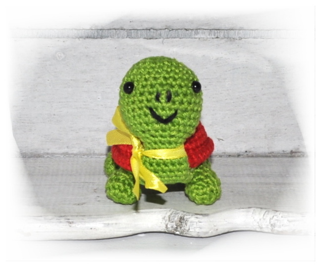 E-Book - Häkelanleitung - 5 Figuren - Teddy, Maus, Schidlkröte, Schnecke und Schweinchen