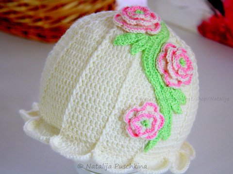 Herbst- / Frühlings-Mütze ‚Blume‘ - Schritt für Schritt Anleitung