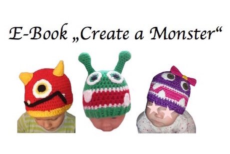 E- Book Mütze "create a monster" KU 36-53