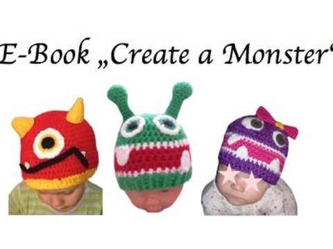 E- Book Mütze "create a monster" KU 36-53