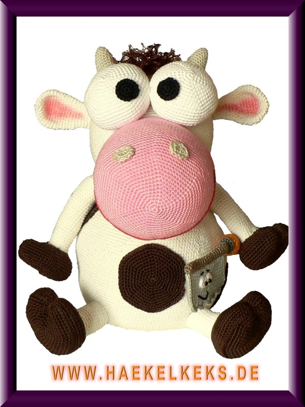 Kuh "Nervensäge" -- Häkelanleitung von Haekelkeks