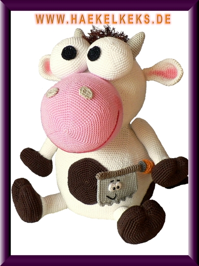 Kuh "Nervensäge" -- Häkelanleitung von Haekelkeks