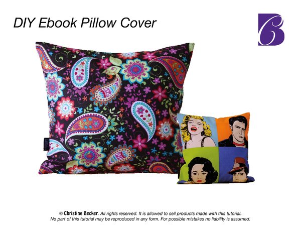 E-Book Tutorial Pillow Cover with Zipper,PDF