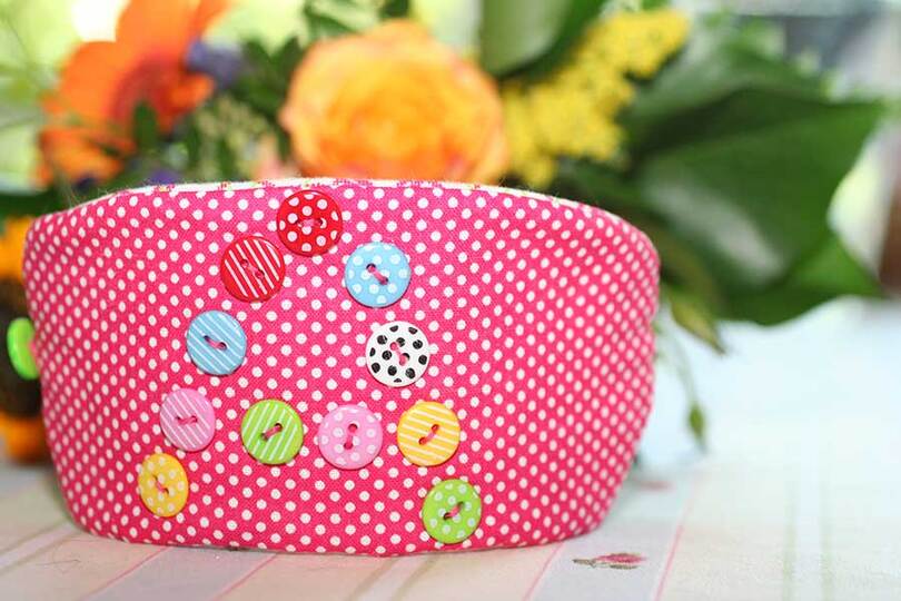 Nähanleitung: Tassenwärmer mit Schnittmuster