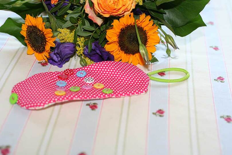 Nähanleitung: Tassenwärmer mit Schnittmuster