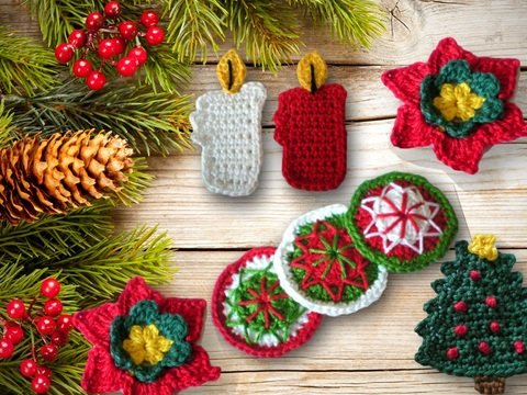 Applikationen für Weihnachten