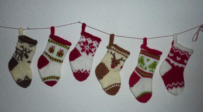 Adventskalender, Christmas Stocking, Nikolaus- Söckchen