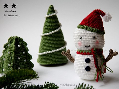 Weihnacht Deko Schneemann, Tannenbaum