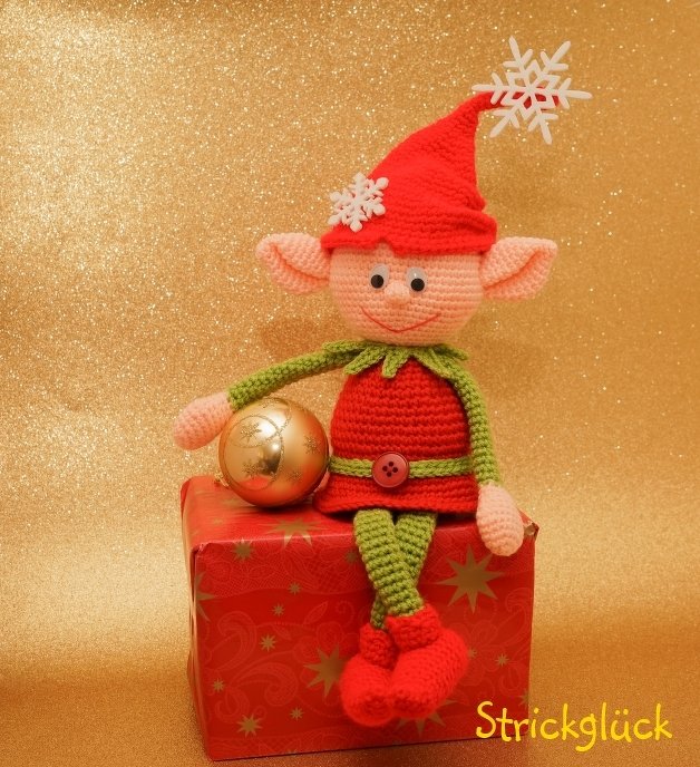 Häkelanleitung, Weihnachtself, Zwerg, Amigurumi, 18 Seiten PDF - Bild 6
