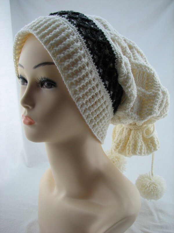 Häkelanleitung Schalmütze "Dreierlei" - Bild 6