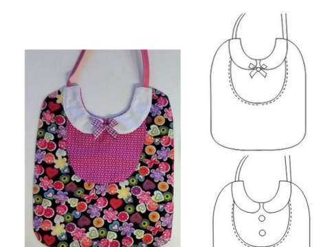 Babylätzchen "Miss Mampf"