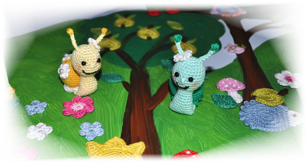 E-Book - Häkelanleitung - Minischnecke - Schnecke