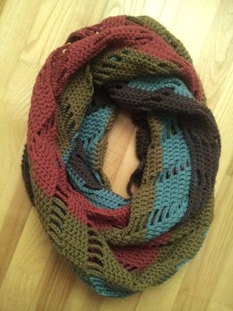Infinity scarf JOLITA crochet pattern