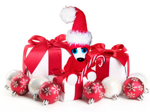 Weihnachtsbär Häkelanleitung PDF