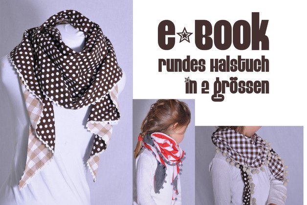 E-Book #38 rundes Halstuch in 2 Grössen
