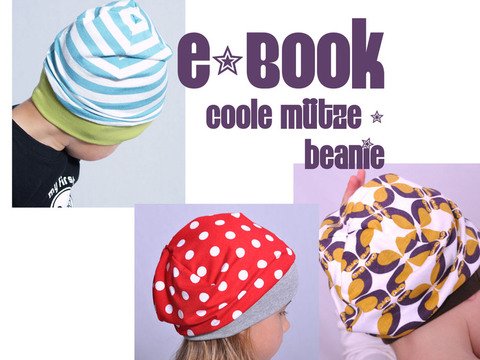 E-Book #39 coole Mütze / Beanie in 3 Grössen