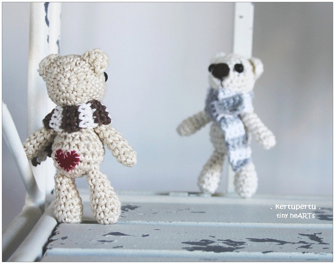 Häkelanleitung Weihnachtssocke + Bär