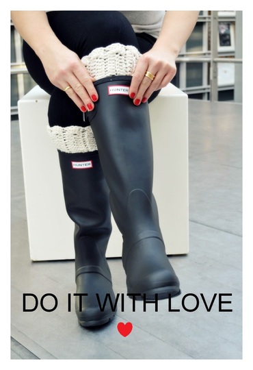 Beinstulpen Legwarmer "Lace" Häkelanleitung 