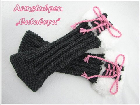 Strickanleitung Armstulpen "Cataleya"