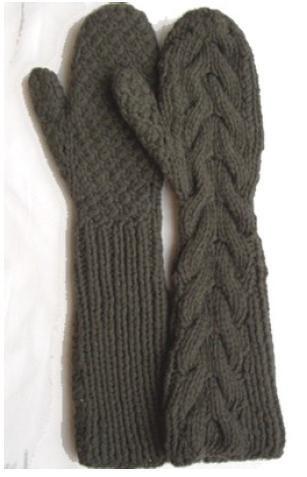 Stulpenfäustlinge Strickanleitung