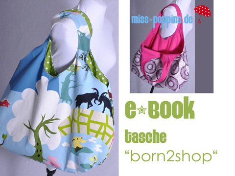 E-Book #45 Tasche "born2shop"