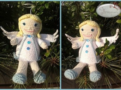 Häkelanleitung für einen Engel / das Christkind