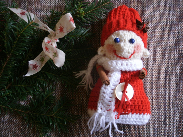 Duftende Weihnachts-Wichtel Dufti-Kuss und dufte Liese Häkelanleitung